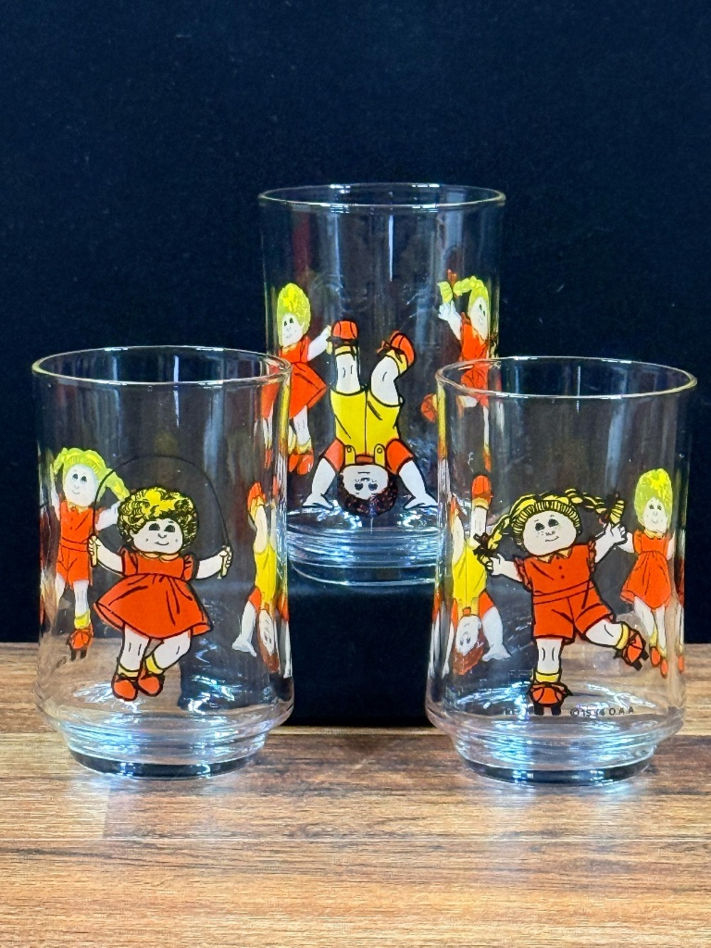 O.A.A 1984 Cabbage Patch Kids Glasses (Set of 3)
